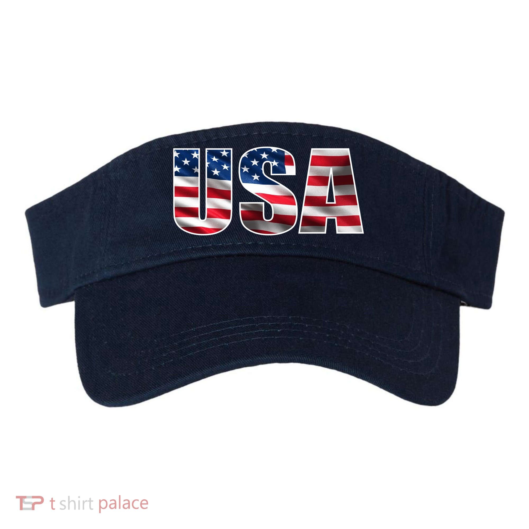 USA Flag Team Logo Visor
