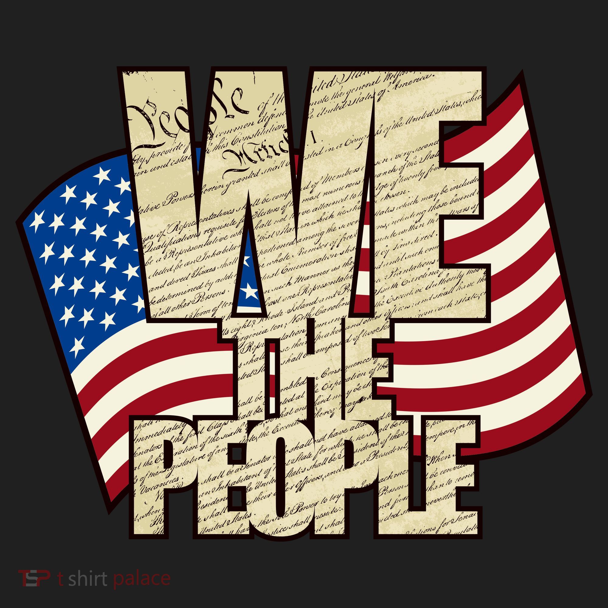 USA Flag: We The People Women's Sweatshirt