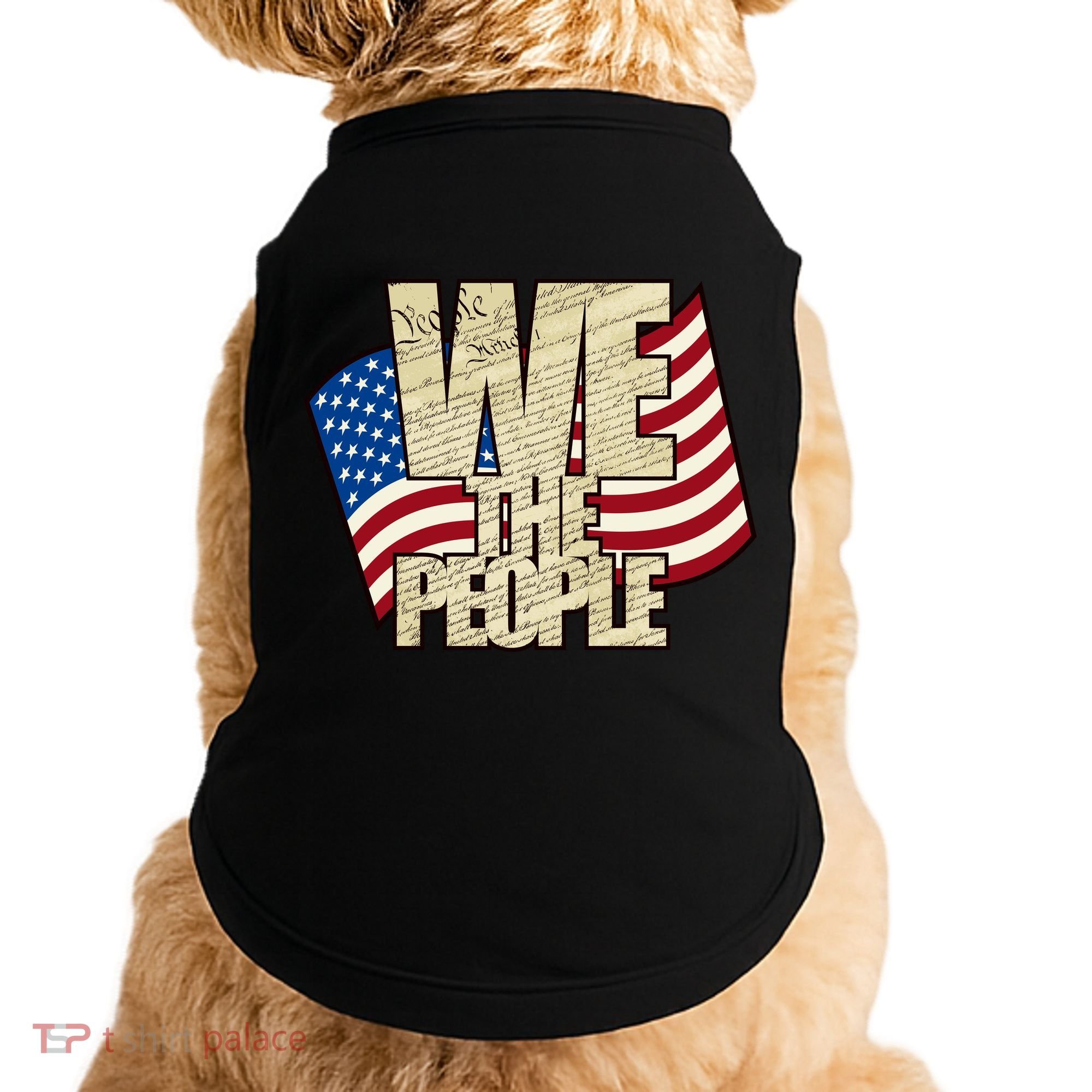 USA Flag: We The People Doggie Tank