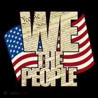USA Flag: We The People Doggie Tank thumb 4