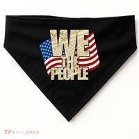 USA Flag: We The People USA-Made Doggie Bandana thumb 0