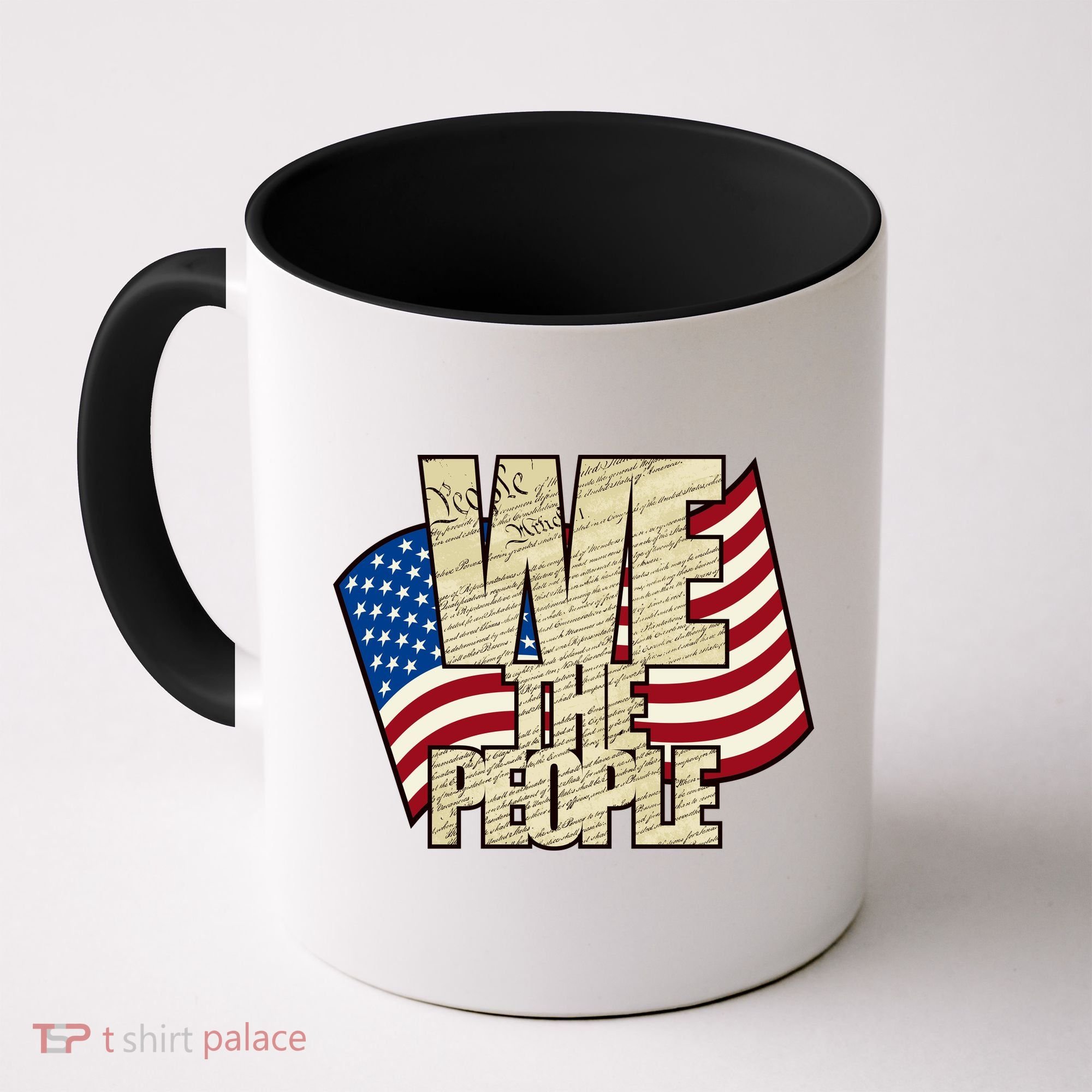 USA Flag: We The People Coffee Mug