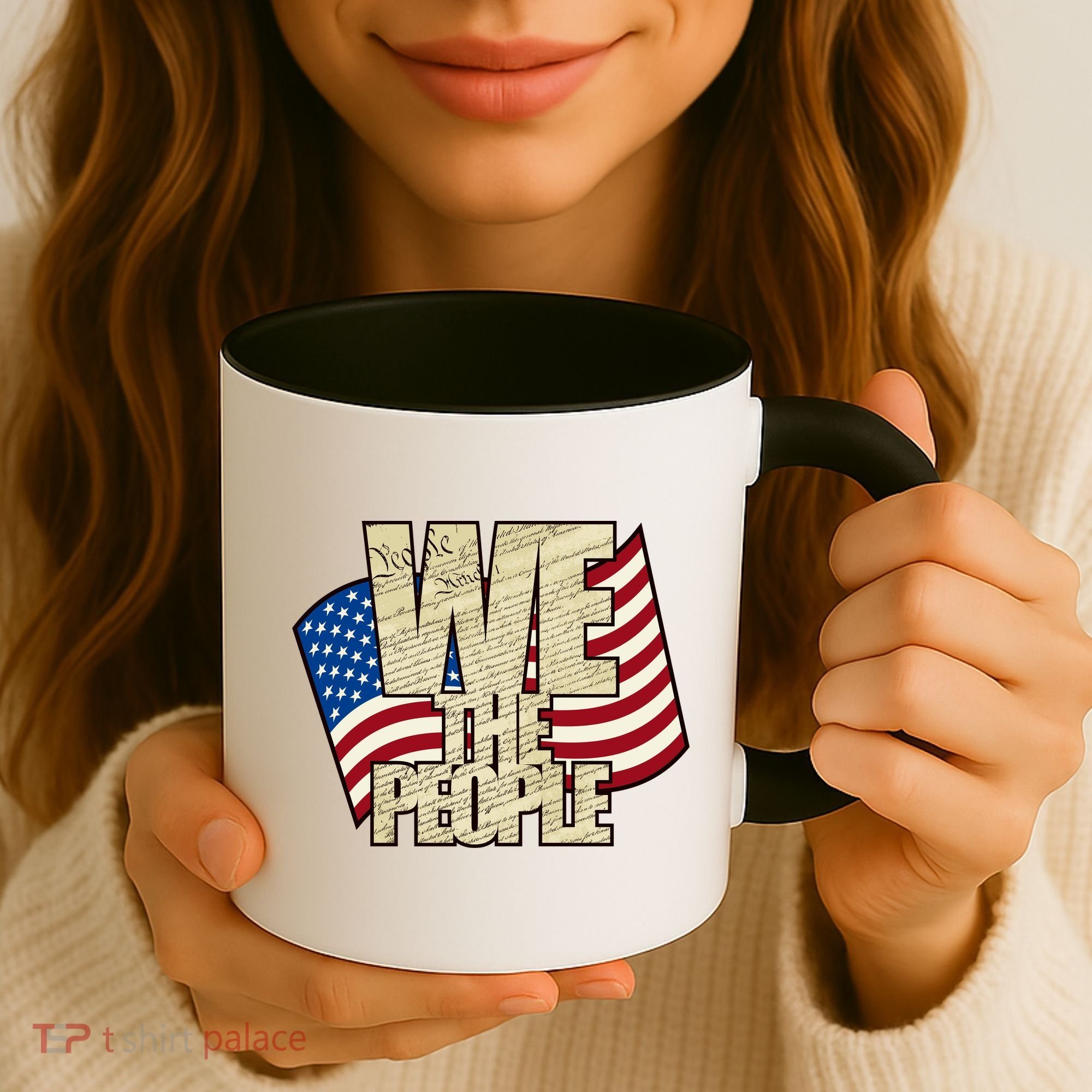 USA Flag: We The People Coffee Mug