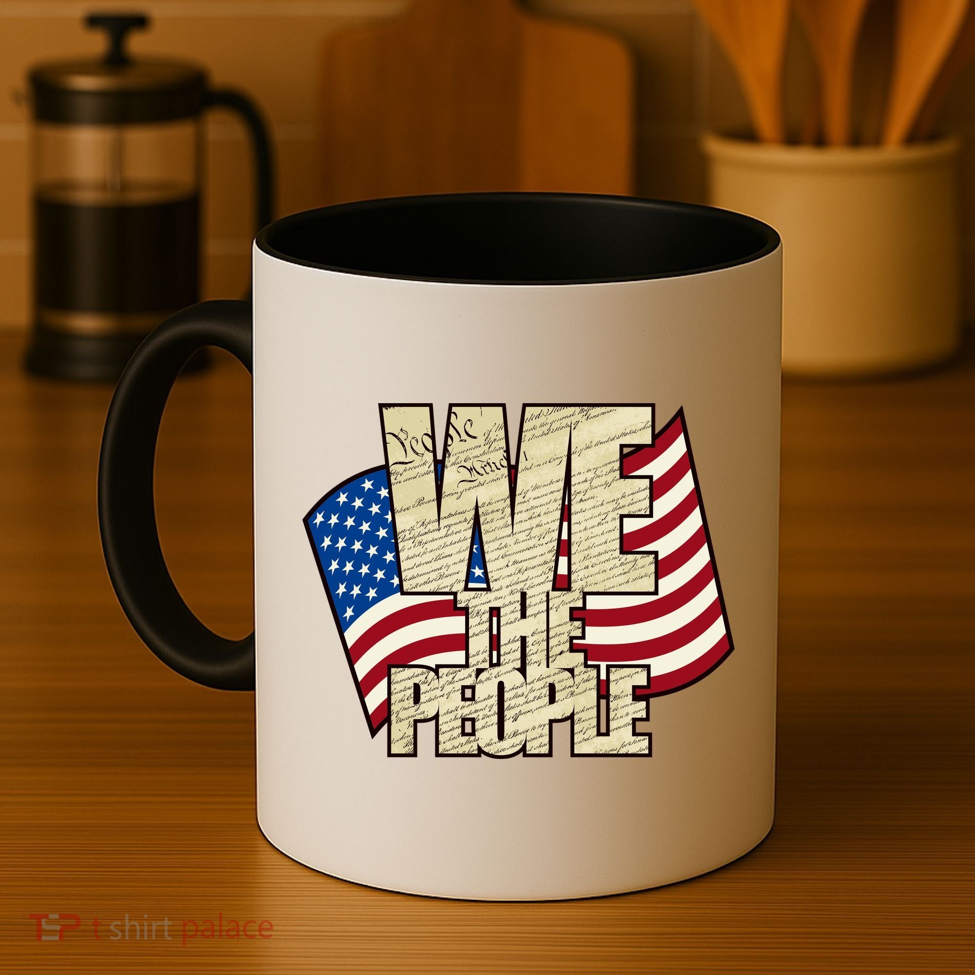 USA Flag: We The People Coffee Mug