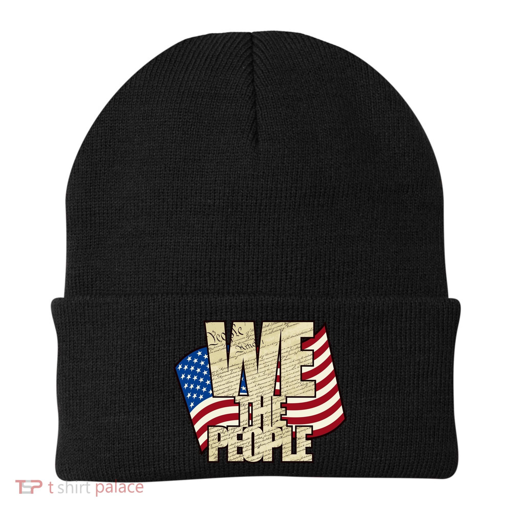 USA Flag: We The People Beanie