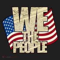 USA Flag: We The People Golf Towel thumb 3