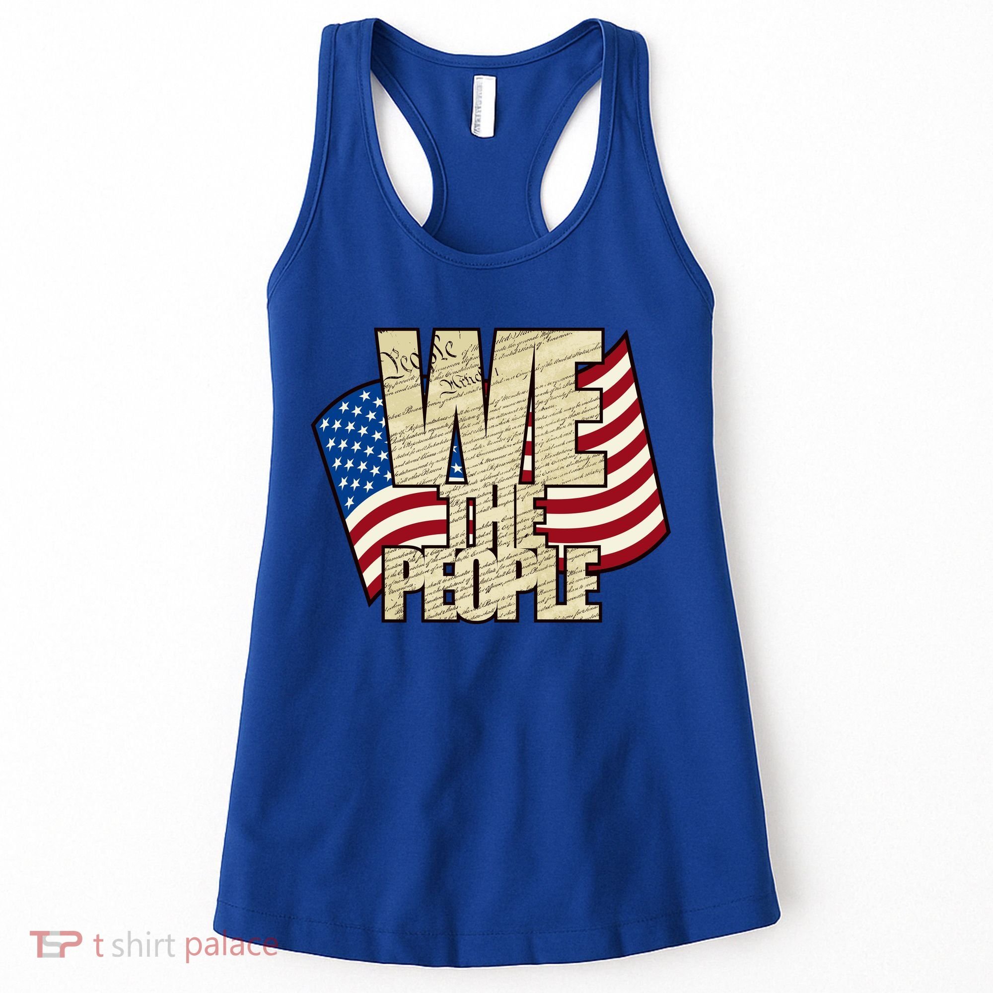 USA Flag: We The People Women's Tank Top