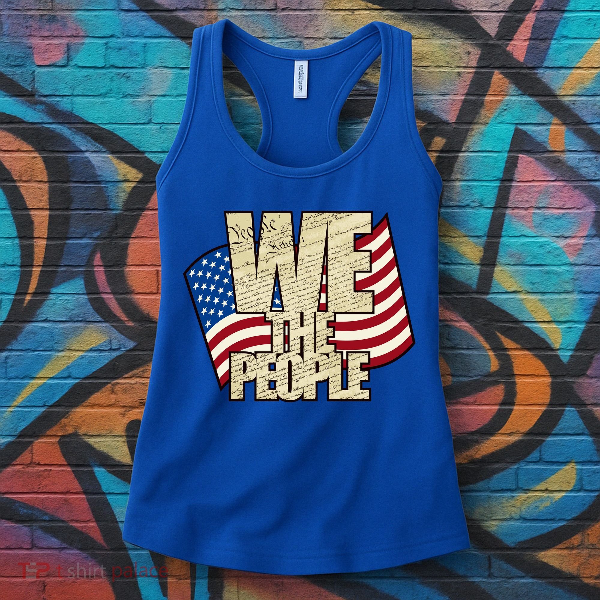 USA Flag: We The People Women's Tank Top