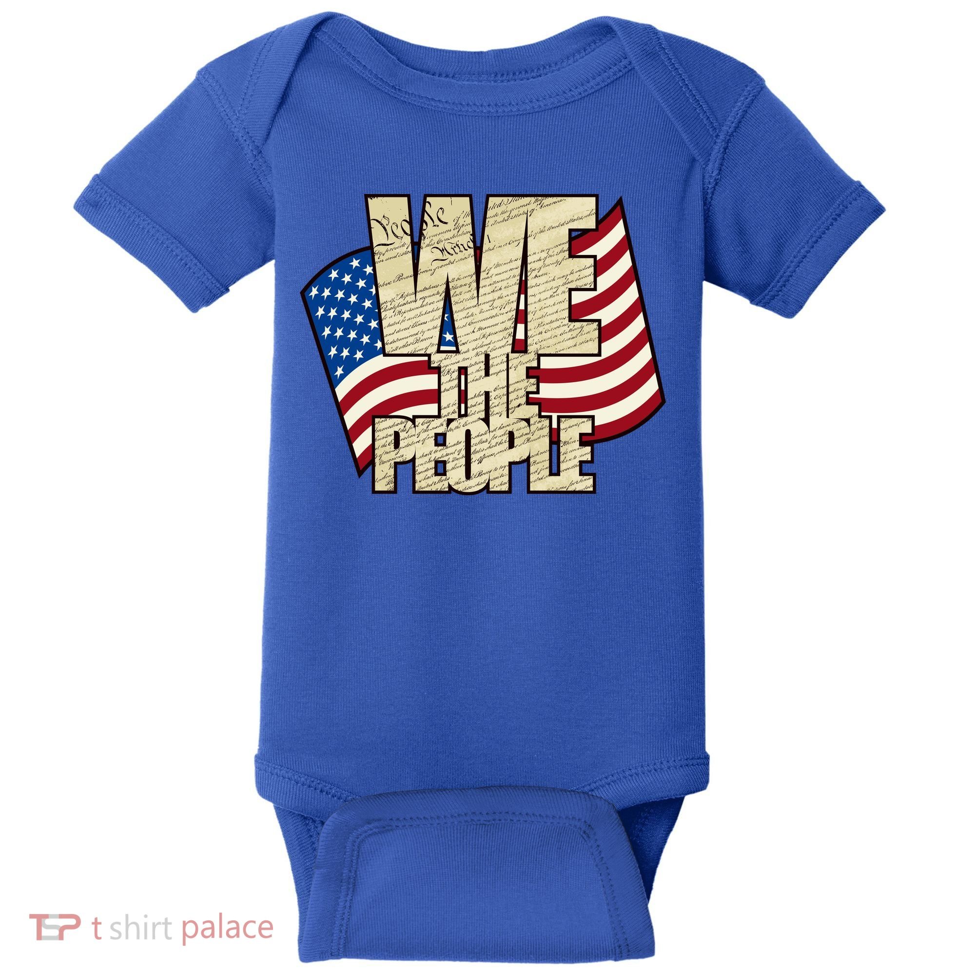 USA Flag: We The People Baby Bodysuit