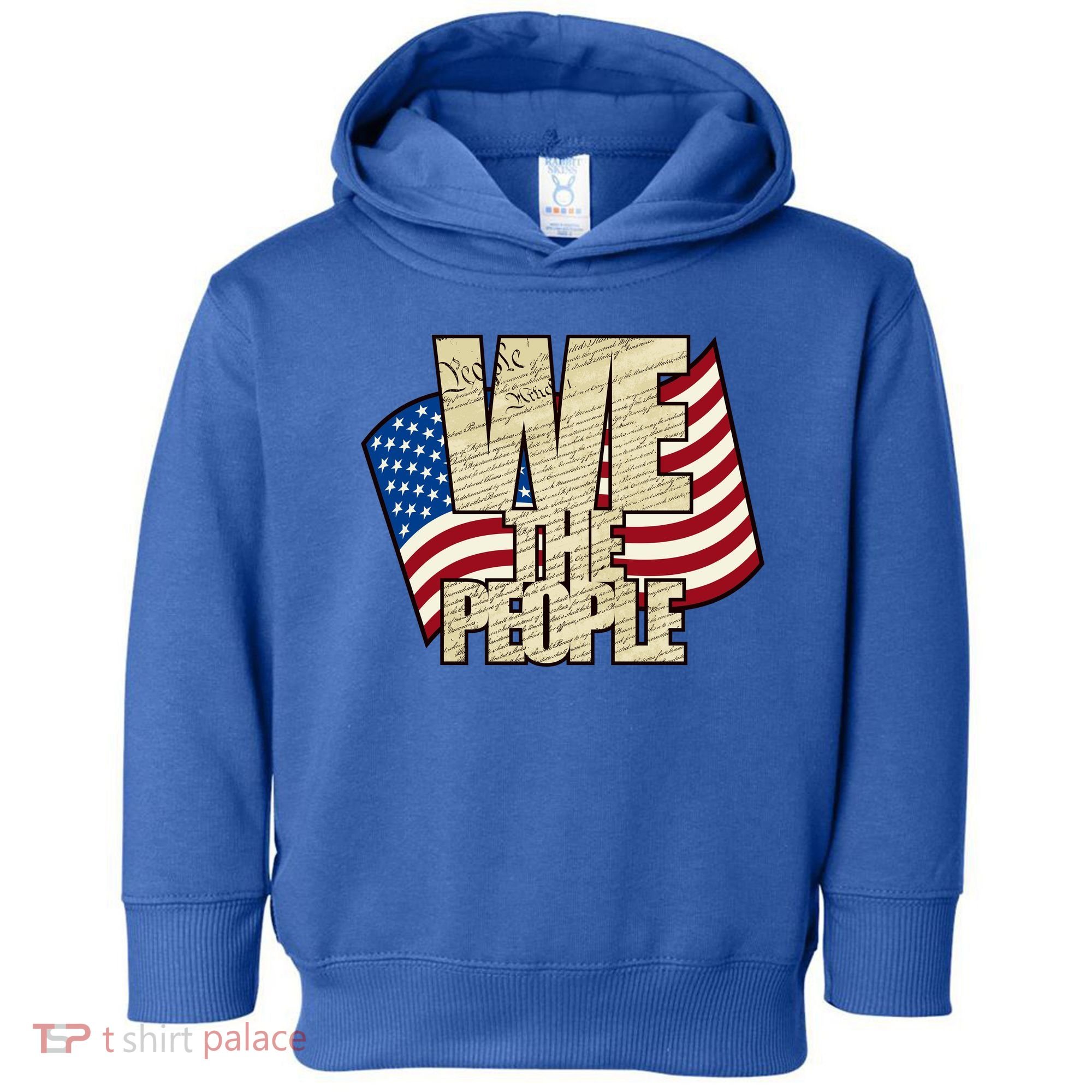 USA Flag: We The People Toddler Hoodie