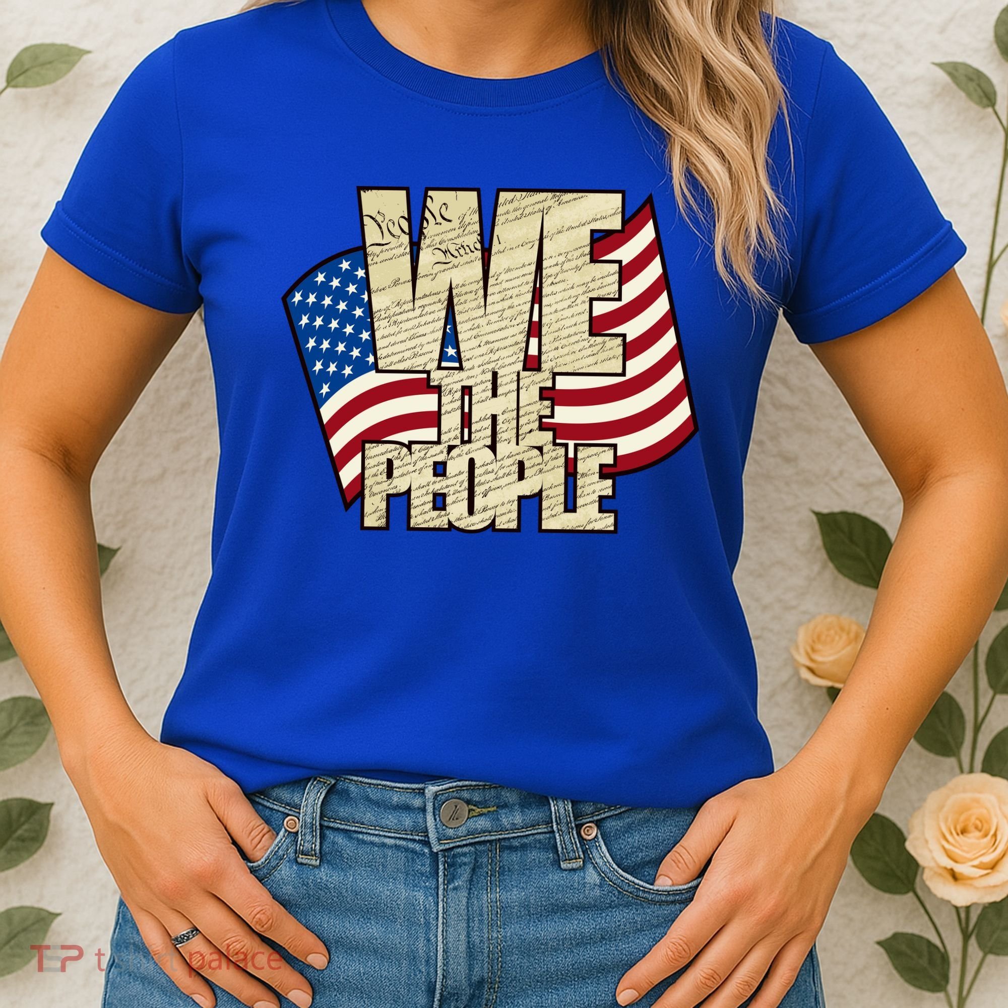 USA Flag: We The People Women's T-Shirt