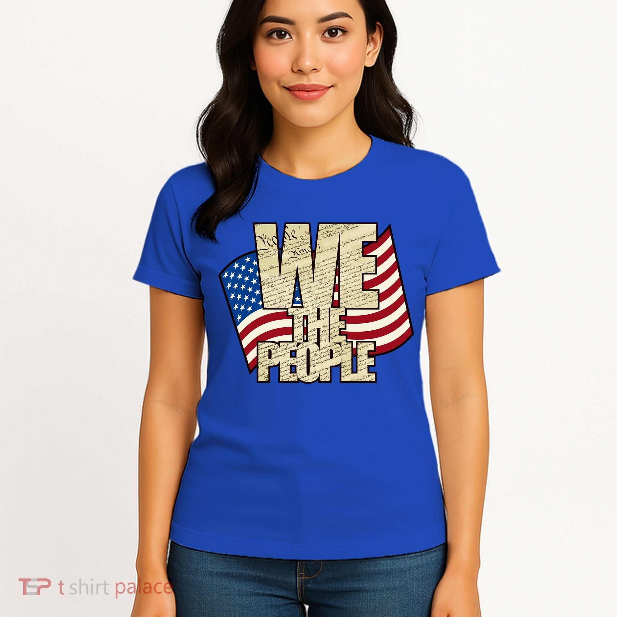 USA Flag: We The People Women's T-Shirt