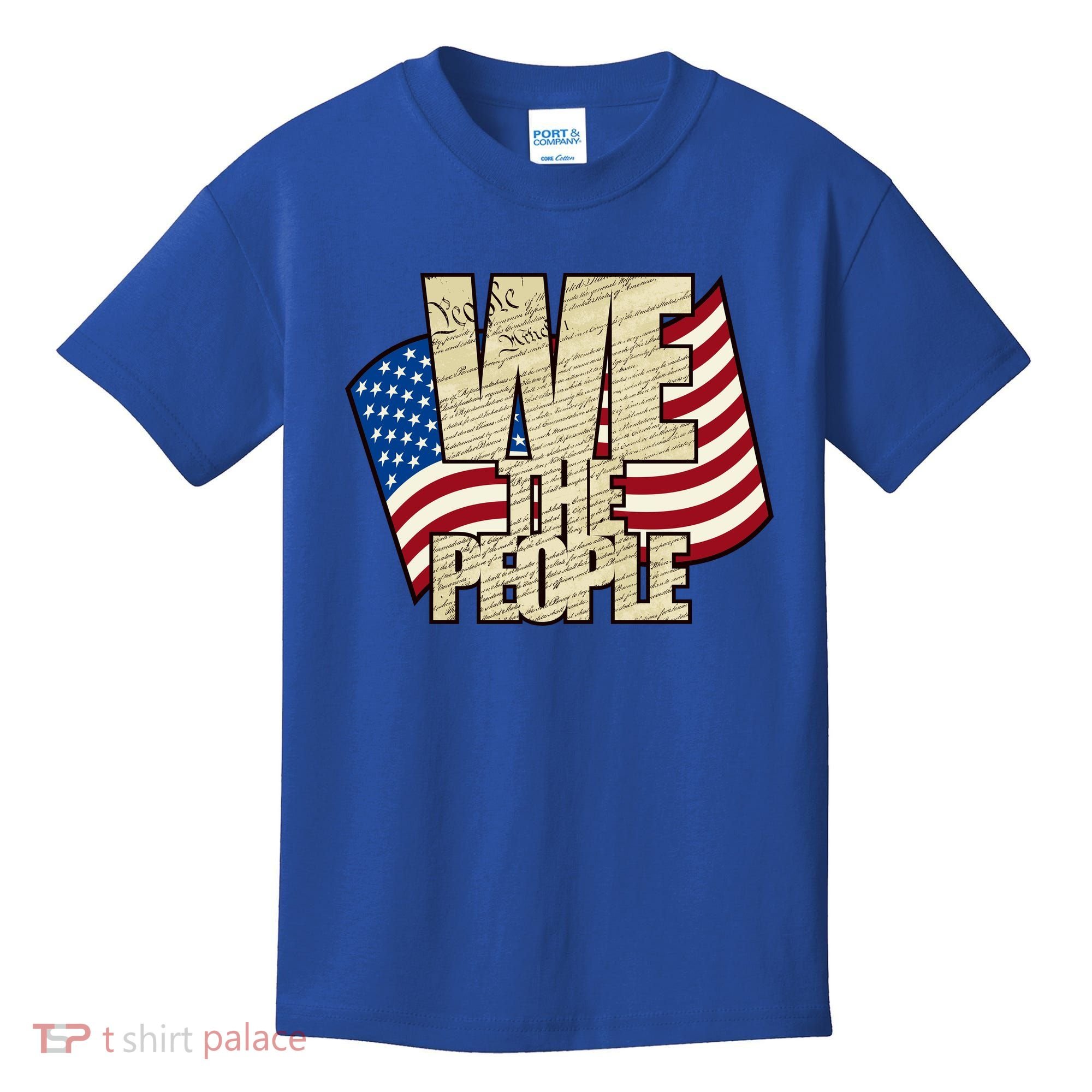 USA Flag: We The People Kids T-Shirt