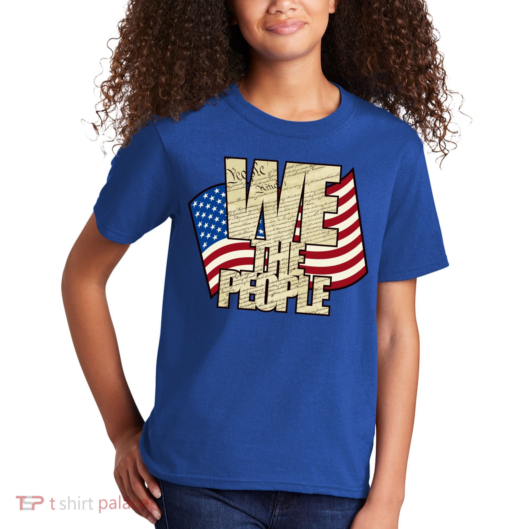 USA Flag: We The People Kids T-Shirt