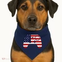USA Gaming Controller  USA-Made Doggie Bandana thumb 1