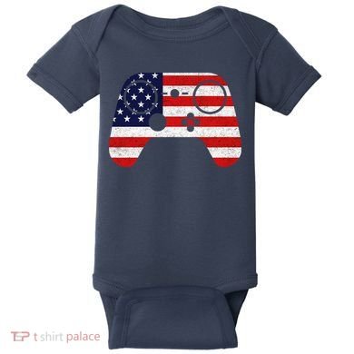 USA Gaming Controller  Baby Bodysuit