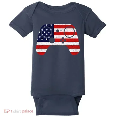 USA Gaming Controller  Baby Bodysuit