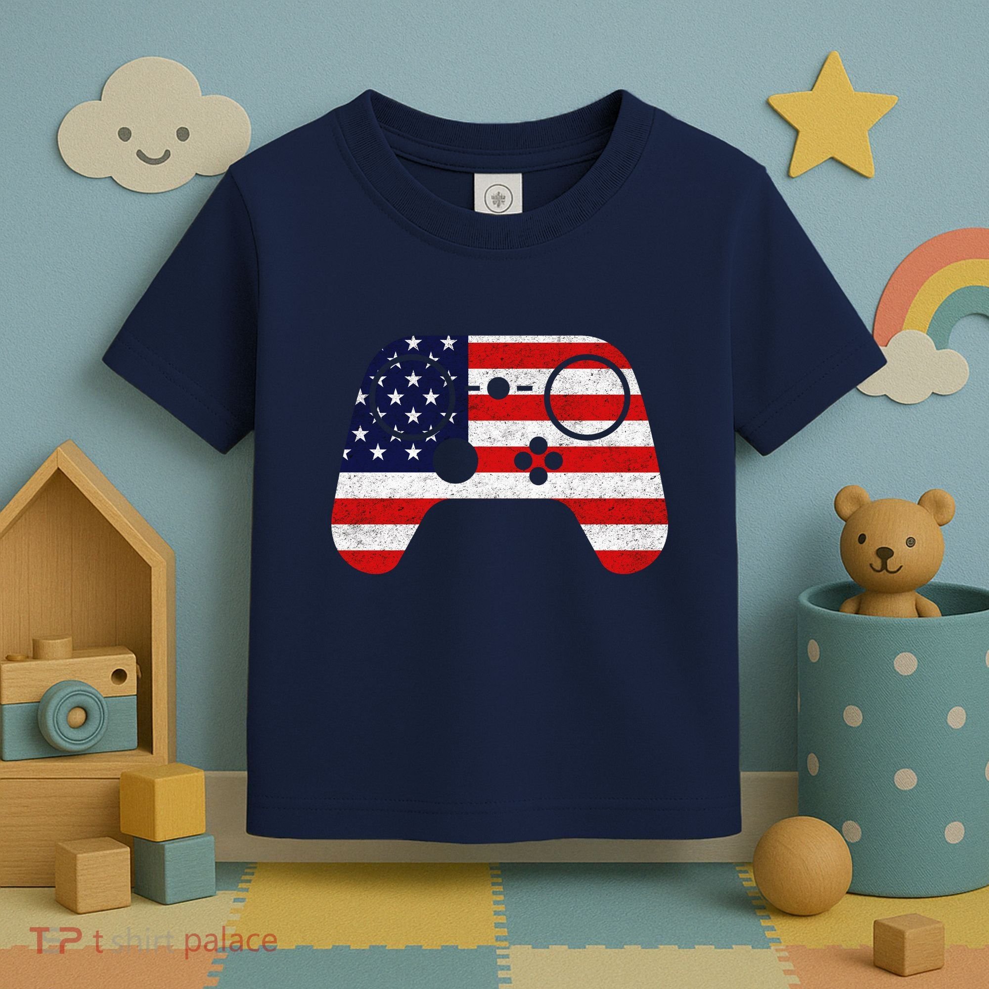 USA Gaming Controller  Toddler T-Shirt