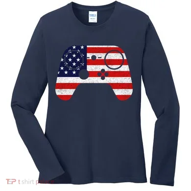 USA Gaming Controller  Women's Long Sleeve Shirt