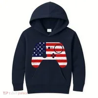USA Gaming Controller  Kids Hoodie thumb 0