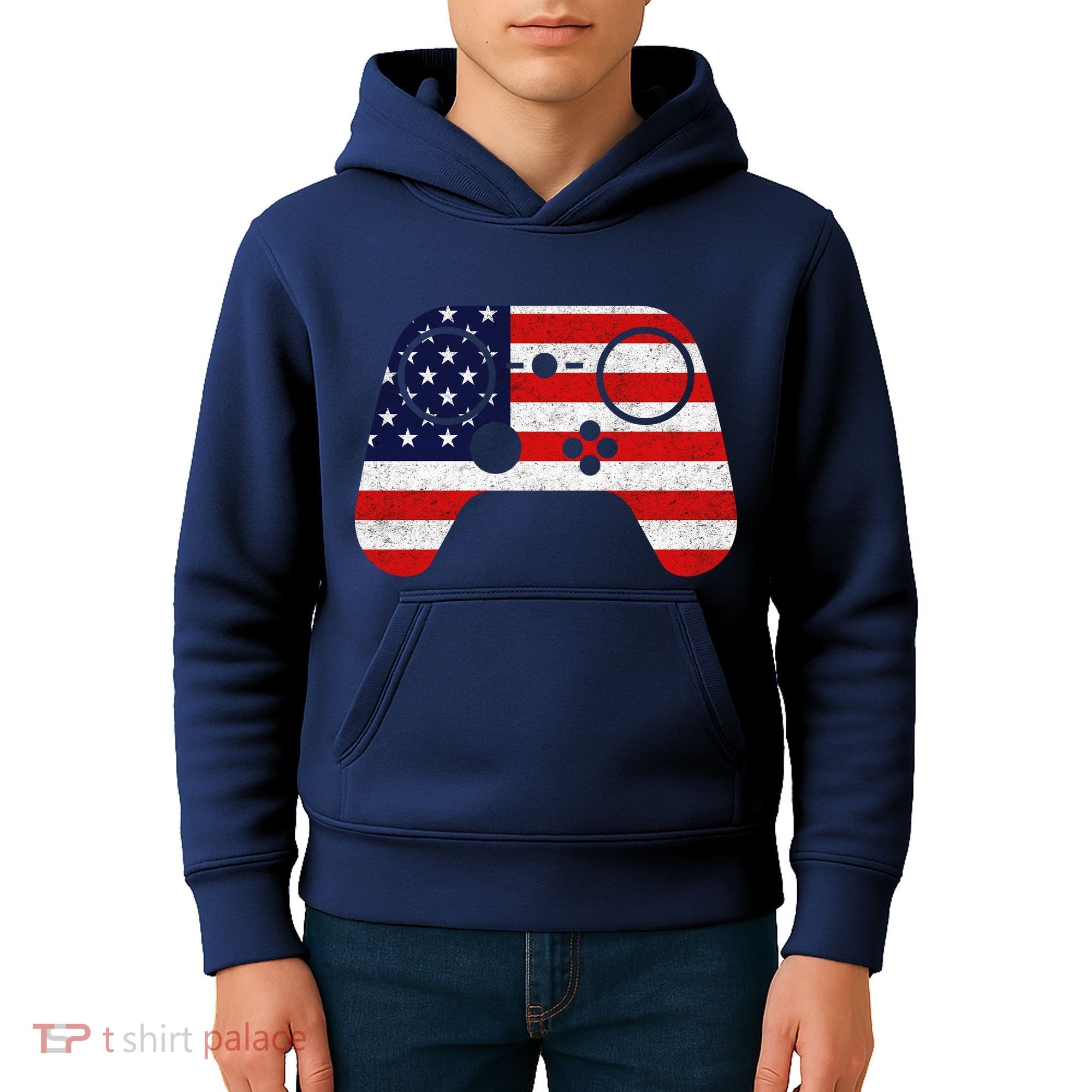 USA Gaming Controller  Kids Hoodie