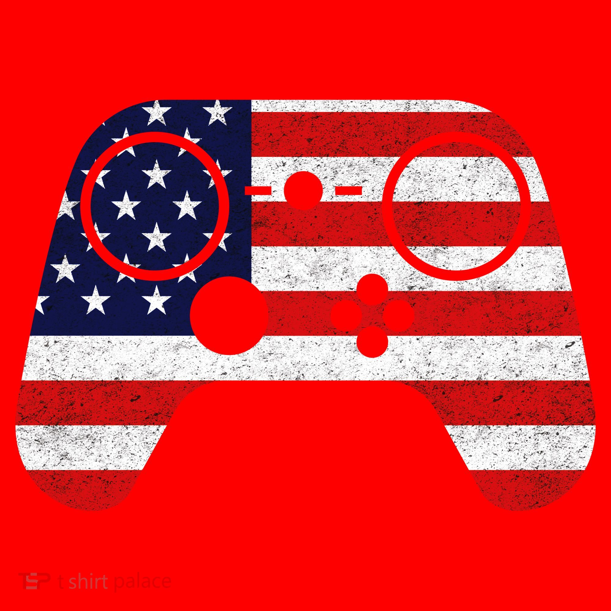USA Gaming Controller  Santa Hat