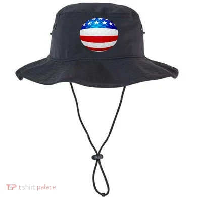 USA Golf Flag GolfBall Bucket Hat