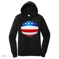 USA Golf Flag GolfBall Women's Hoodie thumb 0