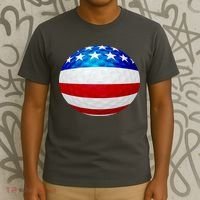 USA Golf Flag GolfBall T-Shirt thumb 3