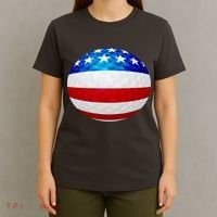 USA Golf Flag GolfBall T-Shirt thumb 4