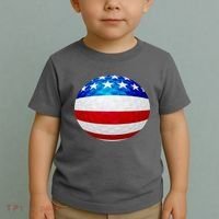 USA Golf Flag GolfBall Toddler T-Shirt thumb 2