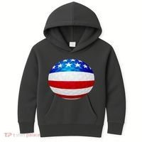 USA Golf Flag GolfBall Kids Hoodie thumb 0
