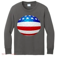 USA Golf Flag GolfBall Kids Long Sleeve Shirt thumb 0