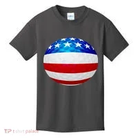USA Golf Flag GolfBall Kids T-Shirt thumb 0