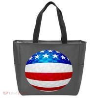 USA Golf Flag GolfBall Tote Bag thumb 0