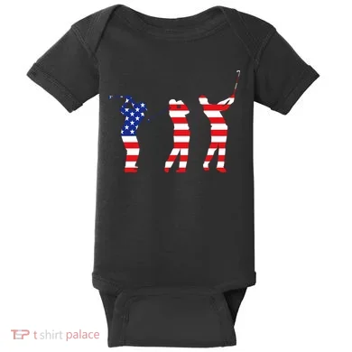 USA Golfer Baby Bodysuit