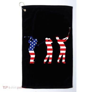USA Golfer Golf Towel