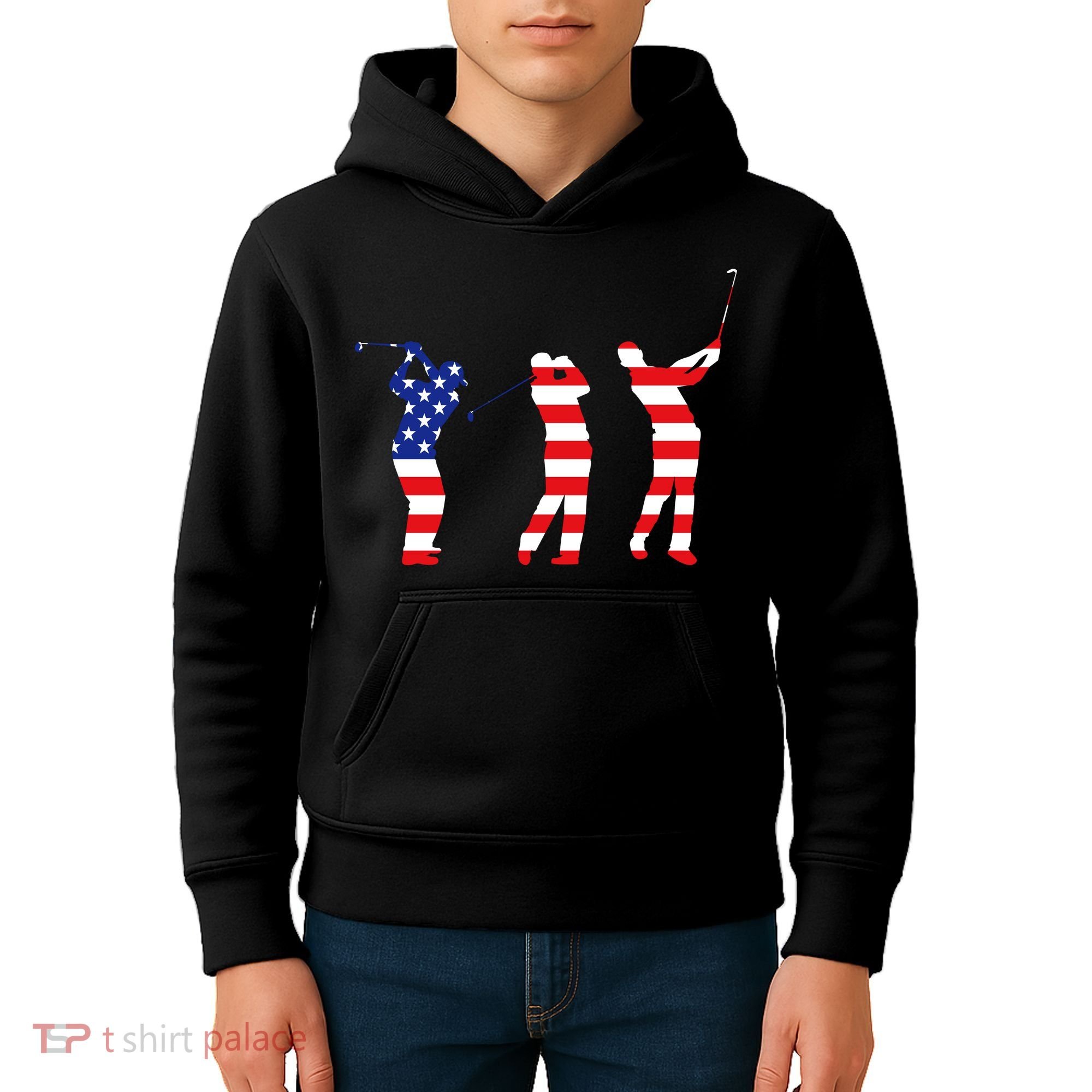 USA Golfer Kids Hoodie