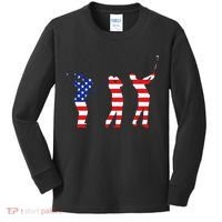USA Golfer Kids Long Sleeve Shirt thumb 0