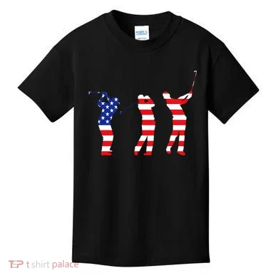 USA Golfer Kids T-Shirt
