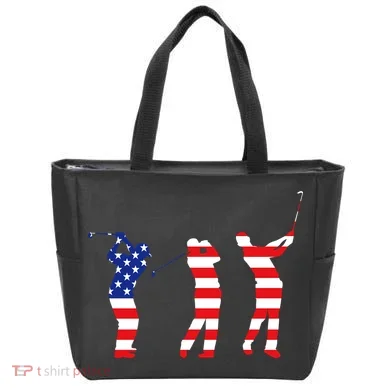 USA Golfer Tote Bag