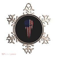 USA Grunge Skull Ornament thumb 0