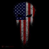 USA Grunge Skull Baby Bodysuit thumb 2