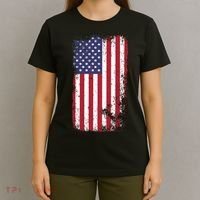 USA Grunge Vintage American Flag T-Shirt thumb 4