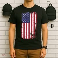 USA Grunge Vintage American Flag T-Shirt thumb 6