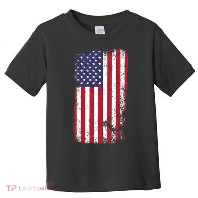 USA Grunge Vintage American Flag Toddler T-Shirt