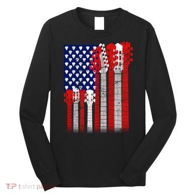 USA Guitar Long Sleeve Shirt