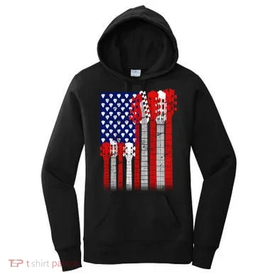 USA Guitar Women's Hoodie