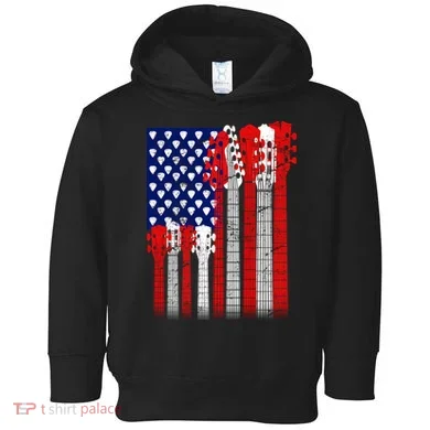 USA Guitar Toddler Hoodie
