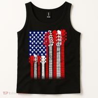 USA Guitar Tank Top thumb 2